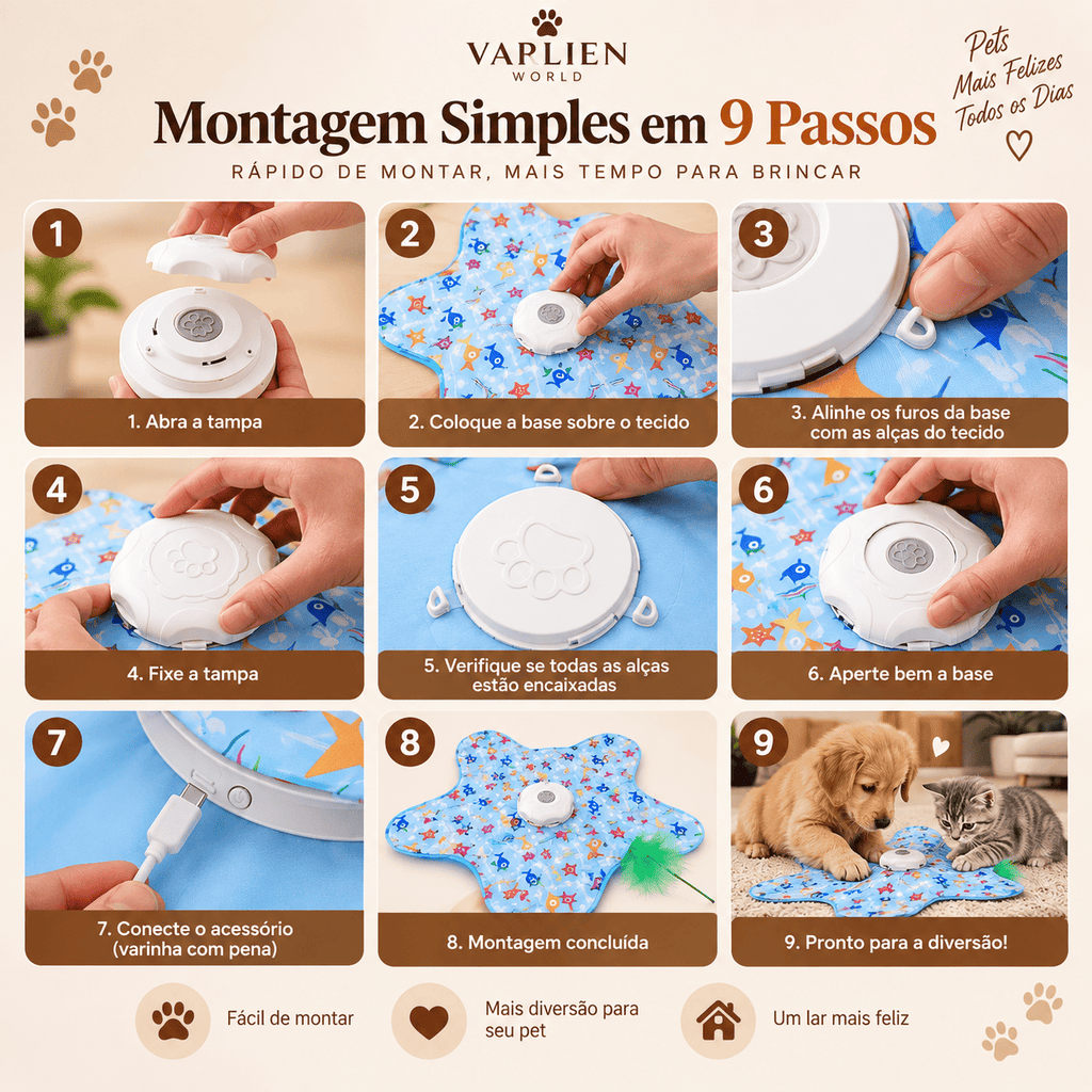 HuntingFun™ – Smart Interactive Cat Toy for Play & Chase